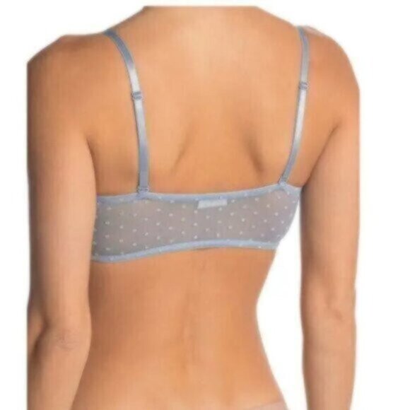NWT Free People Light Blue Bandeau Bra Small - Picture 2 of 6